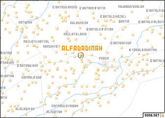 map of Al Fadādinah