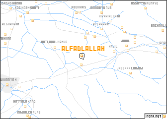 map of Āl Faḑl Allāh