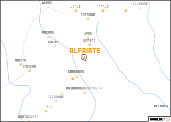 map of Alfaiate
