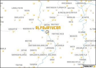 map of Alfajayucan