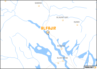 map of Al Fājir