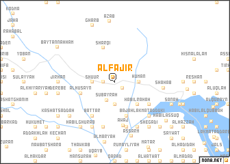 map of Al Fājir