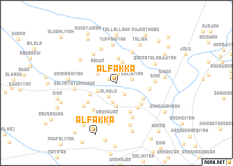 map of Al Fakkā