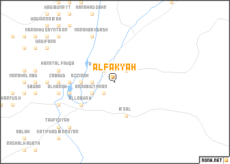 map of Al Fākyah