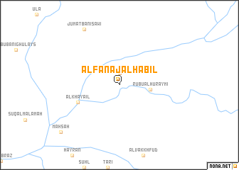 map of Al Fanaj al Ḩabīl