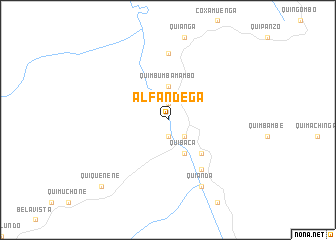 map of Alfândega