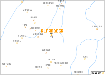 map of Alfândega