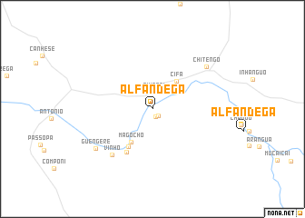 map of Alfândega