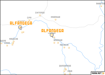 map of Alfândega