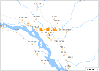 map of Alfândega