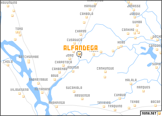 map of Alfândega