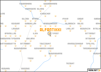 map of Alfa nʼTikki