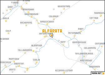 map of Alfarata