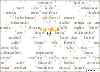 map of Alfarela