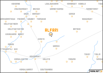 map of Alfari