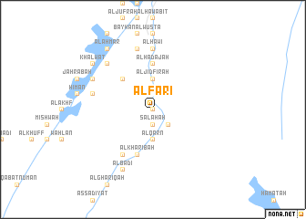 map of Al Fāri‘