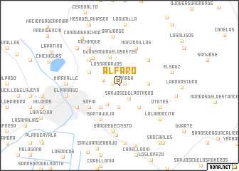 map of Alfaro