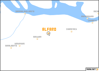 map of Alfaro