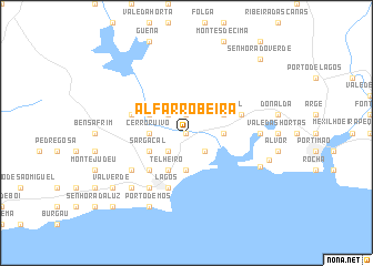 map of Alfarrobeira