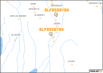 map of Al Fassāyah