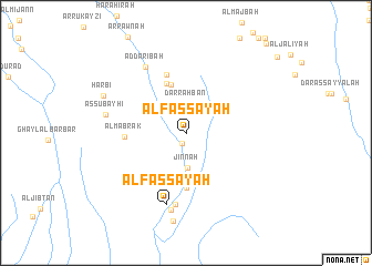 map of Al Fassāyah