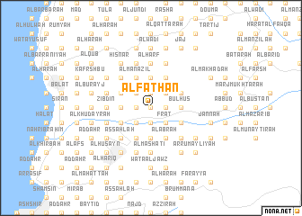 map of Al Fatḩān
