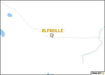 map of Alfaville