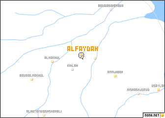 map of Al Fayḑah