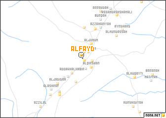 map of Al Fayḑ