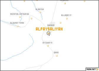 map of Al Fayşalīyah