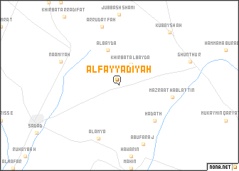 map of Al Fayyāḑīyah