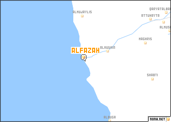 map of Al Fāzah