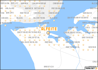 map of Alfeite