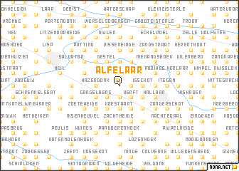 map of Alfelaar
