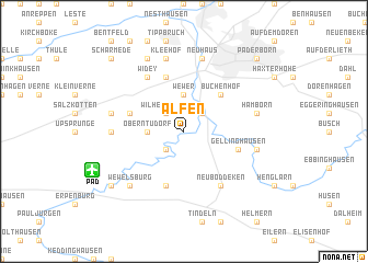 map of Alfen