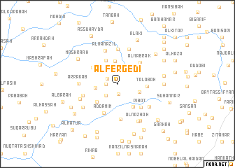 map of Al Fergedi
