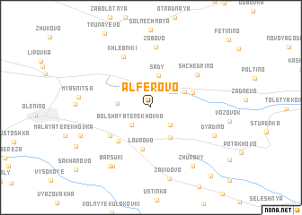map of Alfërovo