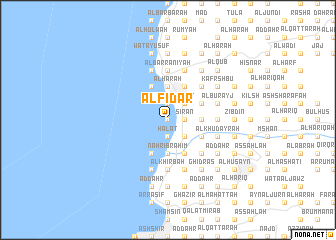 map of Al Fīdār
