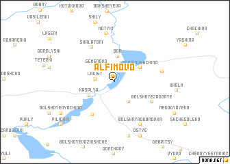 map of Alfimovo