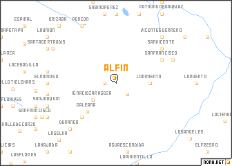 map of Al Fin