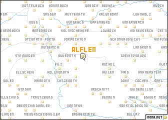 map of Alflen