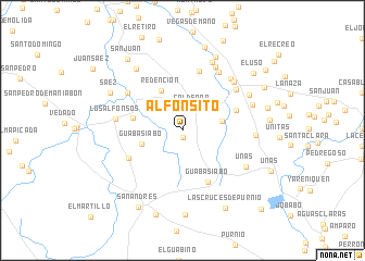 map of Alfonsito