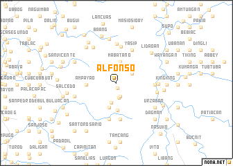 map of Alfonso