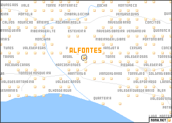 map of Alfontes