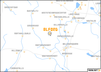 map of Alford