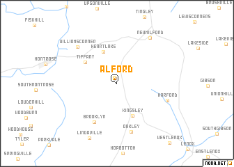 map of Alford