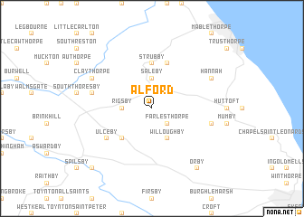 map of Alford
