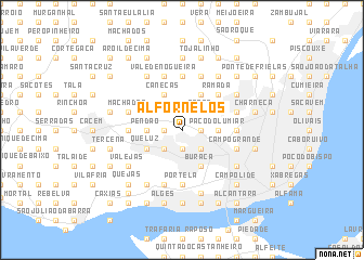 map of Alfornelos