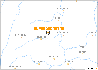 map of Alfredo Dantas