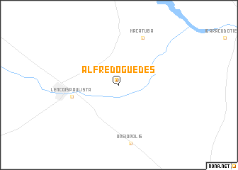 map of Alfredo Guedes